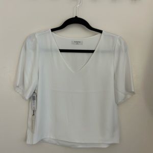 Aritizia Babaton white Murphy blouse
